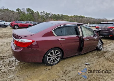 2015 Honda Accord Sport from USA, damaged, VIN 1HGCR2F55FA085732